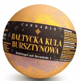Cannabio Bałtycka Kula bursztynowa 160 g - Kosmetyki do kąpieli - miniaturka - grafika 1