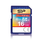 Karty pamięci - Silicon Power Elite UHS-I, 16GB SDHC Klasa 10 SP016GBSDHAU1V10 - miniaturka - grafika 1