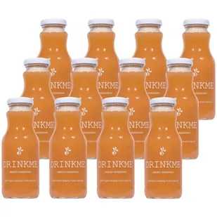 12x Naturalny sok wyciskany NFC jabłko rabarbar DRINKME - Soki i napoje niegazowane - miniaturka - grafika 1