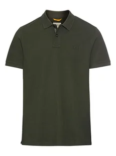 Camel Active Koszulka polo w kolorze ciemnozielonym - Koszulki męskie - miniaturka - grafika 1