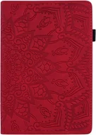 Etui do tabletów - ETUI ZAMYKANE SAMSUNG GALAXY TAB S8 2022/ TAB S7 2020 CZERWONA MANDALA - miniaturka - grafika 1