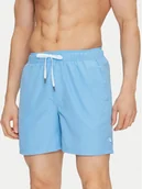 Kąpielówki męskie - Resteröds Szorty kąpielowe Willy 55251 6460 Niebieski Regular Fit - miniaturka - grafika 1