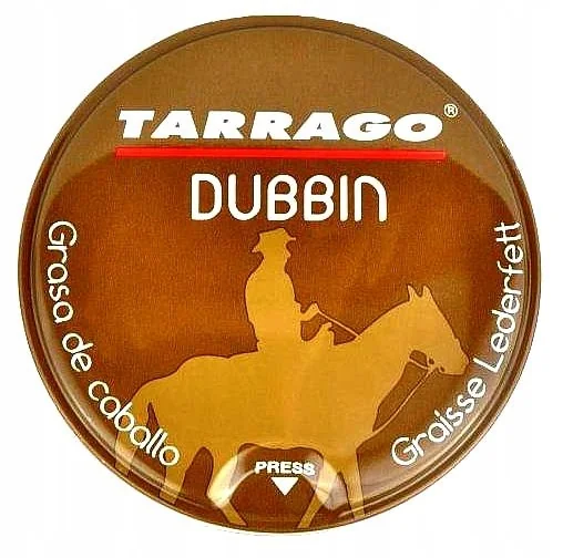 BEZBARWNA WODOODPORNA PASTA IMPREGNAT DO BUTÓW TŁUSZCZ TARRAGO DUBBIN G9-89 wosk skórzany, ochrona przed śniegiem i wodą, 50 ml