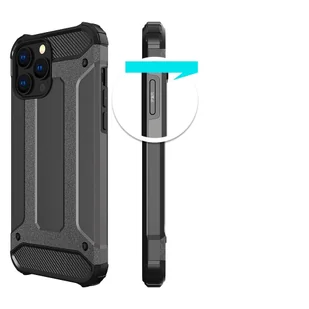 Hybrid Armor pancerne hybrydowe etui pokrowiec iPhone 13 Pro Max niebieski - Etui i futerały do telefonów - miniaturka - grafika 6