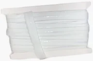Pasmanteria - kufer-pasmanteria.pl Guma z silikonem 20 mm ( 1 mb ) Biała 897B-5491E_20211026194601 - miniaturka - grafika 1