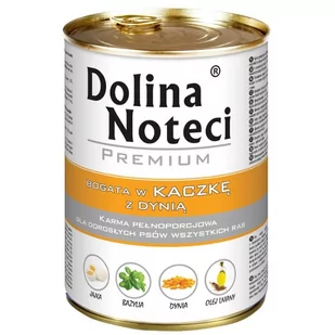 Dolina Noteci Premium Pies Kaczka i dynia Puszka 800g 12773 - Mokra karma dla psów - miniaturka - grafika 2