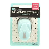 Przybory szkolne - Dalprint Dziurkacz ozdobny 1.6cm Zając - miniaturka - grafika 1