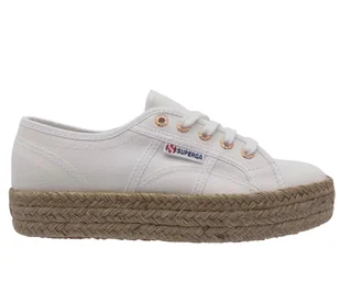 Buty damskie espadryle Superga 2730 Cotropew białe złote rozmiar 38 - Espadryle damskie - miniaturka - grafika 1