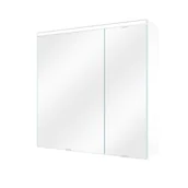 Szafki łazienkowe - Szafka łazienkowa z lustrem i oświetleniem 60 x 60 Sensea - miniaturka - grafika 1