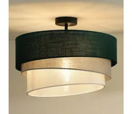 Lampy sufitowe - Duolla - Żyrandol natynkowy TRIO 1xE27/15W/230V śr. 45 cm zielony/szary/biały - miniaturka - grafika 1