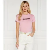 Koszulki i topy damskie - Napapijri T-shirt S-KREIS | Regular Fit - miniaturka - grafika 1