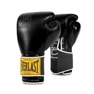 Rękawice bokserskie - Everlast Skórzane rękawice bokserskie 1910 black rozmiar 12 oz. - miniaturka - grafika 1