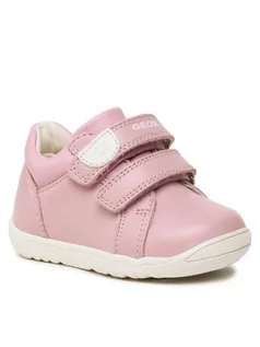 Buty dla dziewczynek - Geox Sneakersy B Macchia G. A B164PA 08554 C8011 Różowy - grafika 1