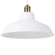 Lampy sufitowe - BLmeble Lampa wisząca biała PECHORA BLmeble - miniaturka - grafika 1