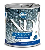Mokra karma dla psów - Farmina N&D OCEAN Herring & Shrimp 285g PND285002 - miniaturka - grafika 1