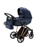 Wózki dziecięce - Adamex Belissa 2w1 Special edition PS619 granatowy - miniaturka - grafika 1