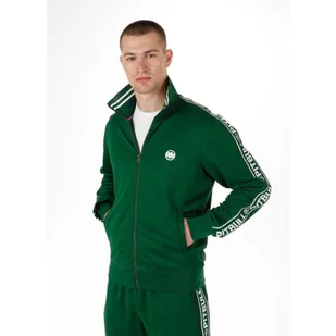 Bluza męska Pitbull rozpinana Oldschool Tape Logo - Bluzy sportowe męskie - miniaturka - grafika 1