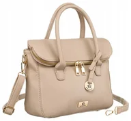 Torebki damskie - Torebka ze skóry ekologicznej z odpinanym paskiem - Rovicky - miniaturka - grafika 1