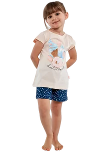 Cornette Kids Girl 787/99 Delicious 98-128 piżama dziewczęca - Piżamy dla dziewczynek - miniaturka - grafika 1