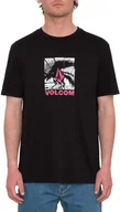 Koszulki męskie - t-shirt VOLCOM OCCULATOR TEE Black - miniaturka - grafika 1