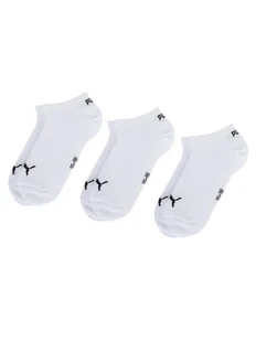 Puma Zestaw 3 par niskich skarpet unisex 261080001 Biały - Skarpetki damskie - miniaturka - grafika 1