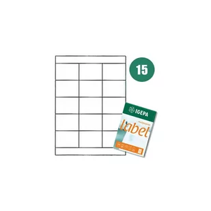 ETYKIETY SAMOPRZYLEPNE A4 100 SZT 70x50,8 LABELS EP 3669 5908309976390 - Akcesoria do pakowania - miniaturka - grafika 1