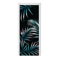 Naklejki na ścianę - Naklejka na drzwi HOMEPRINT Liście z drzew palmy 85x205 cm - miniaturka - grafika 1