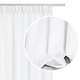 Zasłona gotowa na taśmie Viva 140x250 (biała) - Zasłony - miniaturka - grafika 1