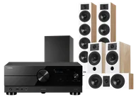 Kino domowe - Yamaha RX-A2A (czarny) + Diva 6 + 3 + 7 (dąb) + Basso 880 - miniaturka - grafika 1