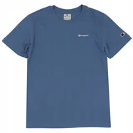 Koszulki i topy damskie - Koszulka damska Champion SS Tee niebieska 117535 BS099 M - miniaturka - grafika 1