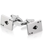 Spinki do mankietów i krawatów - Spinki do mankietów X2 As Pik - miniaturka - grafika 1