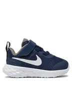 Buty dla chłopców - Nike Sneakersy Revolution 6 Nn (TDV) DD1094 400 Granatowy - miniaturka - grafika 1