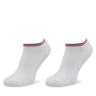 Skarpetki damskie - Zestaw 2 par stopek unisex Tommy Hilfiger 701228178 Biały - miniaturka - grafika 1