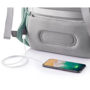 Plecak miejski antykradzieżowy XD Design Bobby Soft - green - Plecaki - miniaturka - grafika 11