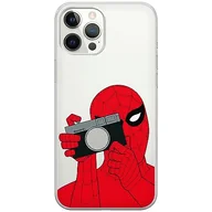 Etui i futerały do telefonów - ERT GROUP etui na telefon Iphone 12 PRO MAX, case oryginalny i oficjalnie licencjonowany przez Marvel, wzór Spider Man 026, optymalnie dopasowane, plecki z TPU częściowo przeźroczyste - miniaturka - grafika 1