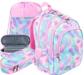 Zestawy szkolne - ZESTAW szkolny plecak tornister Pastelowe Piksele Pastel Pixels St.Right - miniaturka - grafika 1