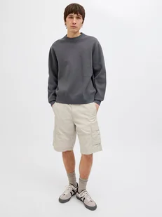 Jack & Jones Bermudy w kolorze kremowym - Spodnie męskie - miniaturka - grafika 1