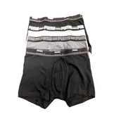 Majtki męskie - PUMA BOKSERKI BASIC BRAND 4-PACK 93819701 r M - miniaturka - grafika 1