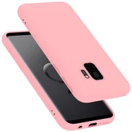 Etui i futerały do telefonów - Pokrowiec Do Samsung Galaxy S9 Etui w LIQUID RÓŻOWY TPU Silikon Case Cover Obudowa Ochronny Cadorabo - miniaturka - grafika 1