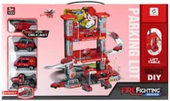 Zabawki konstrukcyjne - MEGA CREATIVE, Parking Straż Pożarna Z Akcesoriami - miniaturka - grafika 1