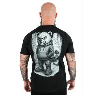Środowisko Miejskie T-shirt Koszulka Bear Citizen Black - Koszulki sportowe męskie - miniaturka - grafika 1