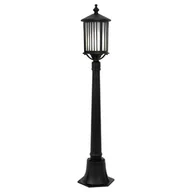 Lampy ogrodowe - Detroit lampa stojąca ogrodowa 1xE27 czarna K-8212 - miniaturka - grafika 1