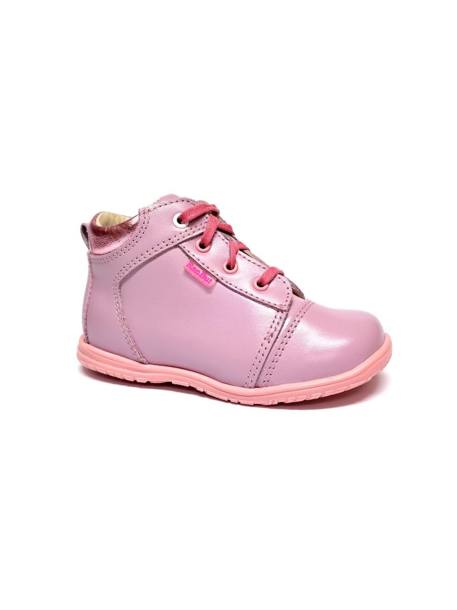 Dziewczęce sneakersy z wysoką cholewką różowe Renbut r.21