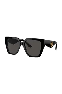 Dolce & Gabbana okulary przeciwsłoneczne damskie kolor czarny 0DG4438 - Okulary przeciwsłoneczne - miniaturka - grafika 1