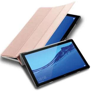 Etui Do Huawei MediaPad T5 10 (10.1 cala) w RÓŻOWE ZŁOTO PASTELOWE Pokrowiec Portfel Case Cover Obudowa Ochronny Cadorabo - Etui do tabletów - miniaturka - grafika 1
