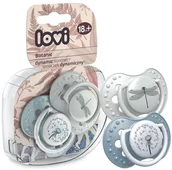 Smoczki uspokajające - LOVI SMOCZEK DYNAMICZNY ORTODONTYCZNY 2szt. 18m+ - miniaturka - grafika 1