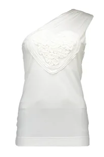 KOSZULKA LOVE MOSCHINO BIAŁA DAMSKA - Love Moschino - Koszulki i topy damskie - miniaturka - grafika 1