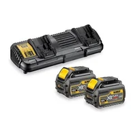 Akumulatory do elektronarzędzi - DEWALT Zestaw DCB132T2 Ładowarka DCB132 + 2 akumulatory DCB546 XR FLEXVOLT 18/54V DCB132T2-QW - miniaturka - grafika 1