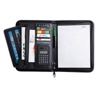 Teczki i aktówki - Teczka Konferencyjna Na Zamek Solarino, Czarny - miniaturka - grafika 1