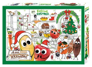 Kalendarz adwentowy - przekąski - słodycze lub przekąska - Zestawy upominkowe - miniaturka - grafika 1